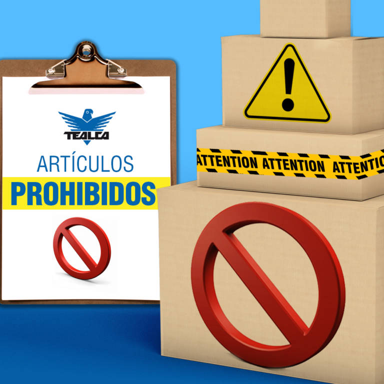 Artículos Prohibidos Evita Incluirlos En Tus Envíos Tealca Usa